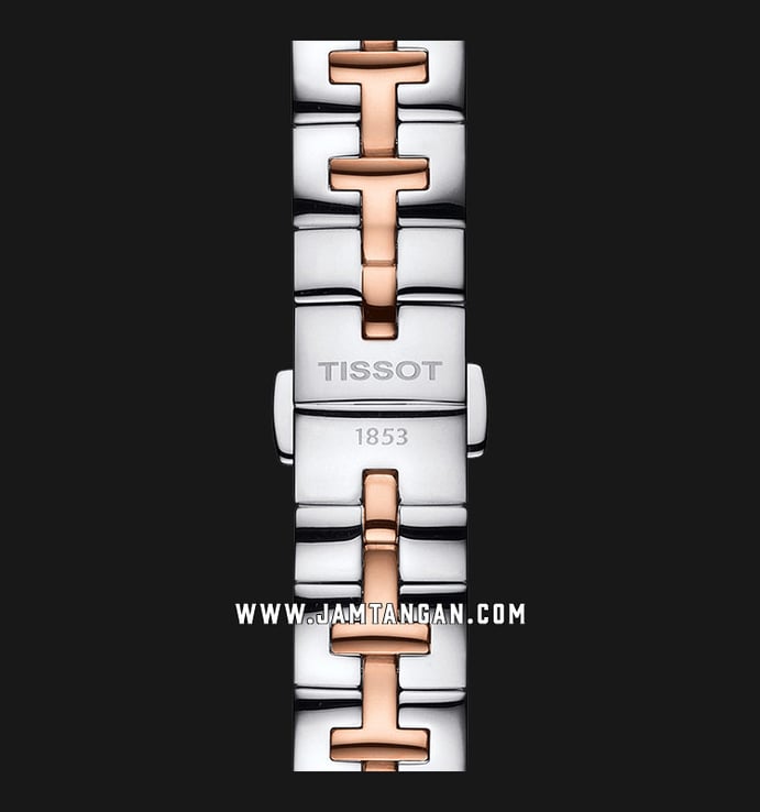 TISSOT T-Trend T12 T082.210.22.038.00 Silver Pattern Dial Dual Tone Stainless Steel