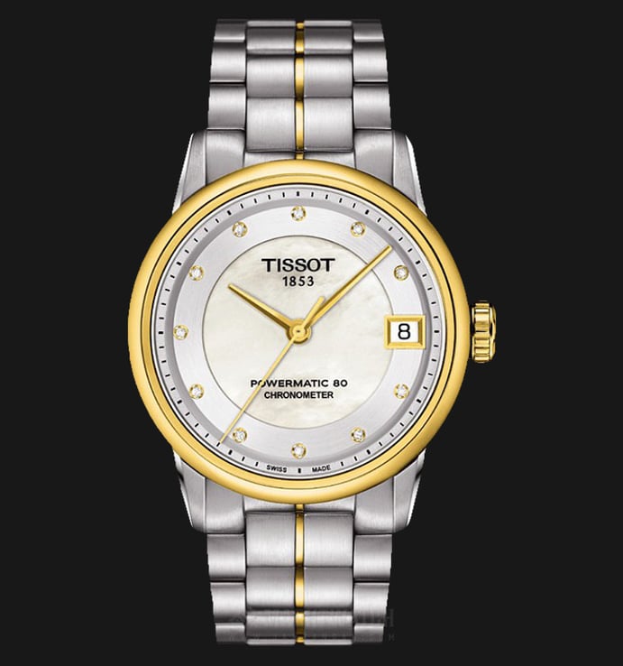 Tissot T-Classic T086.208.22.116.00 Powermatic 80 Mother of Pearl Dial Stainless Steel Strap