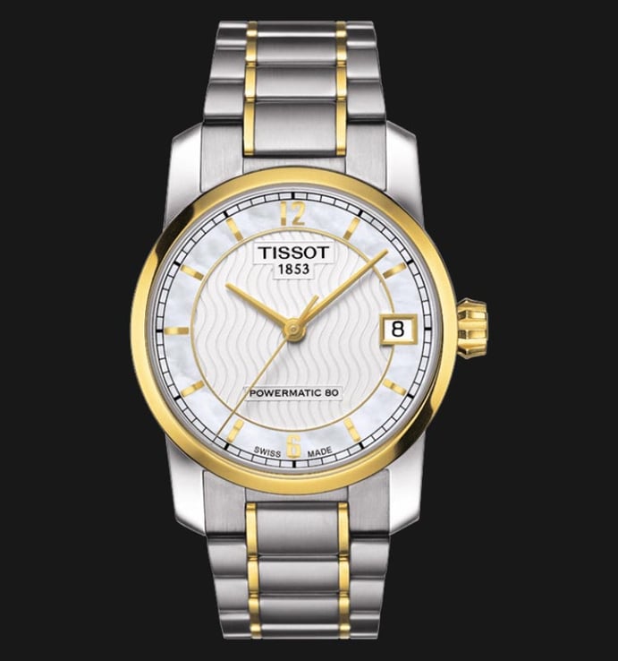 Tissot T-Classic T087.207.55.117.00 Automatic Mother Of Pearl Dial Titanium Strap