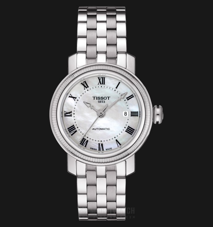 TISSOT Bridgeport Automatic T097.007.11.113.00 White Mother of Pearl Stainless Steel