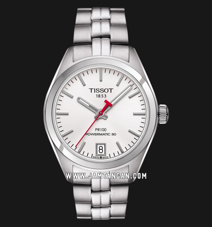 Tissot T101.207.11.011.00 T-Classic PR 100 Lady Asian Games 2018 Ladies White Dial Stainless Steel