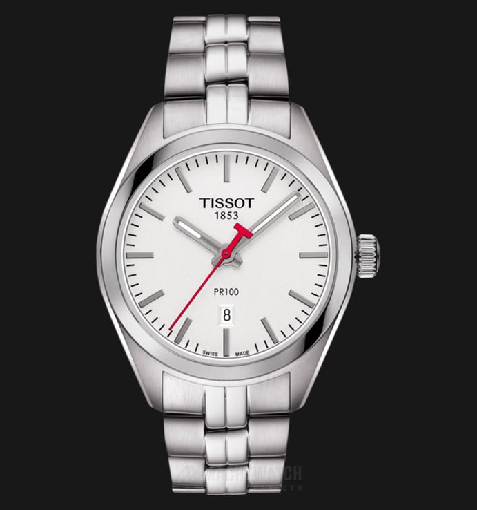 Tissot PR 100 NBA Special Edition T101.210.11.031.00 Silver Dial Stainless Steel Strap