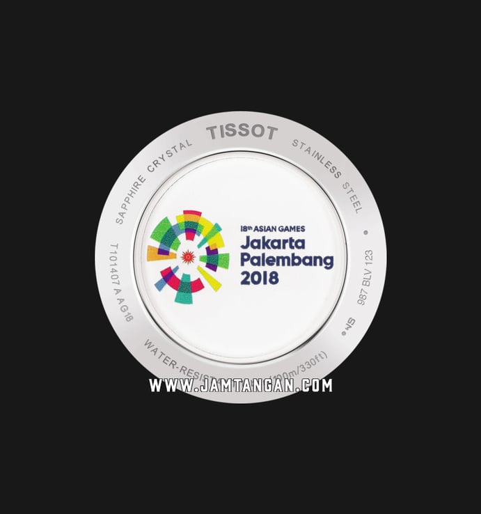 TISSOT T101.407.11.011.00_T101.207.11.011.00 T-Sport PR100 Powermatic 80 Couple Asian Games 2018 