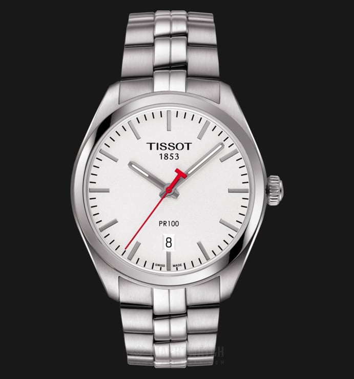 Tissot PR 100 NBA Special Edition T101.410.11.031.01 Silver Dial Stainless Steel Strap