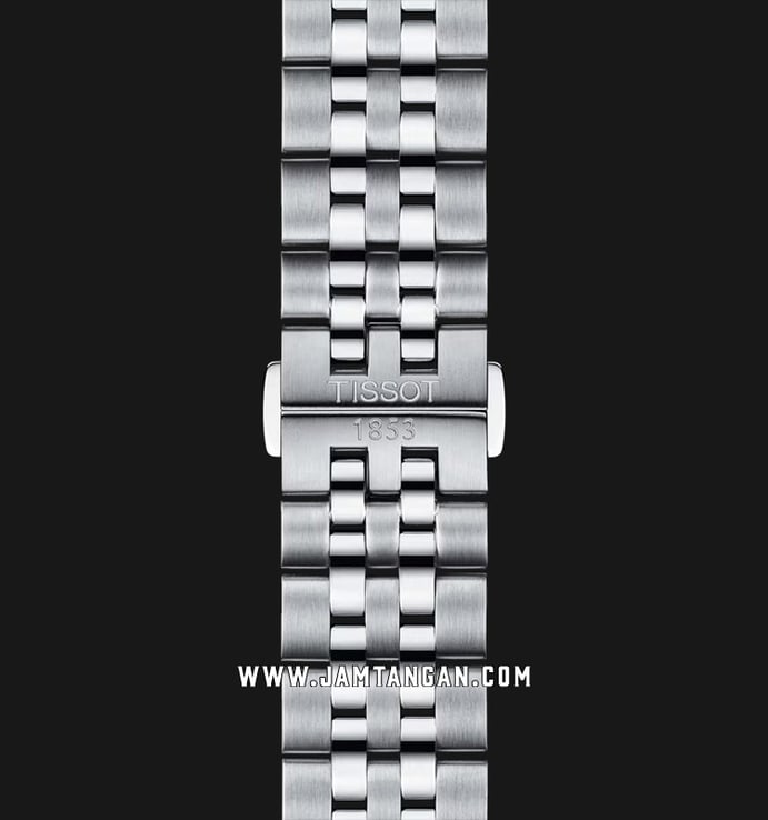 TISSOT T-Classic T108.408.11.037.00 Ballade Powermatic 80 COSC Silver Dial Stainless Steel Strap