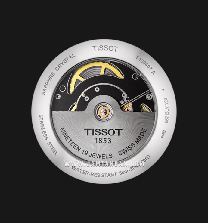 TISSOT Everytime Swissmatic T109.407.17.032.00 Silver Dial Blue Nylon Strap