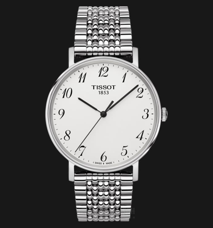 TISSOT T-Classic Everytime Medium Silver Dial Stainless Steel T109.410.11.032.00