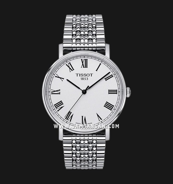 TISSOT T-Classic T109.410.11.033.10 Everytime Men Silver Dial St. Steel Strap Jungfraubahn Edition