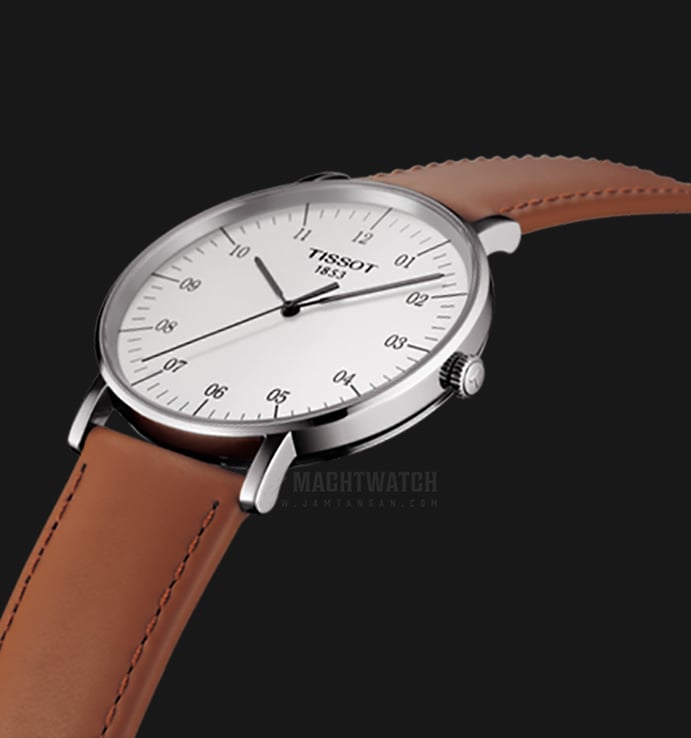 Tissot Everytime Large T109.610.16.037.00 White Dial Biege Leather Strap
