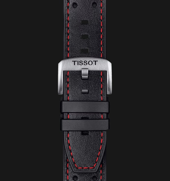 Tissot T-Race T115.417.27.051.01 Chronograph MotoGP Black Dial Black Leather Strap Limited Edition