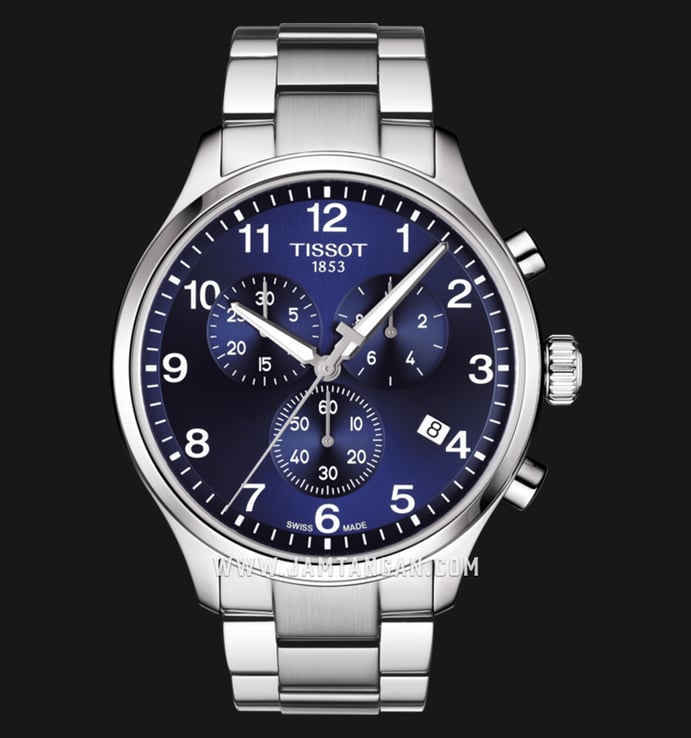 TISSOT T-Sport T116.617.11.047.01 Chrono XL Classic Blue Dial Stainless Steel Strap
