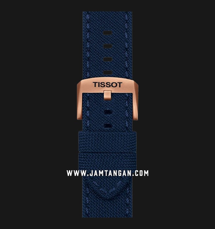 TISSOT T-Sport T116.617.37.041.00 Chrono XL Chronograph Men Blue Dial Blue Fabric Strap 