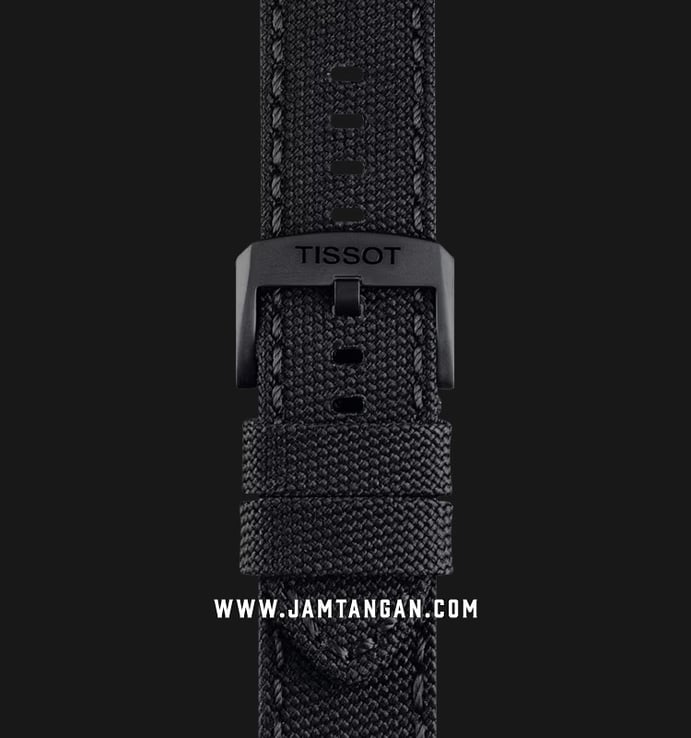 TISSOT T-Sport T116.617.37.051.00 Chrono XL Men Black Dial Black Fabric Strap 