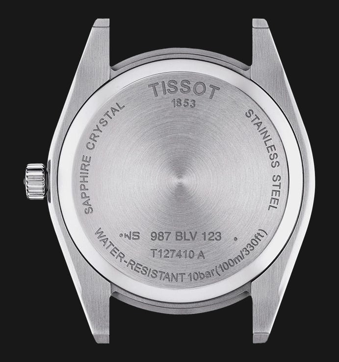 TISSOT T-Classic T127.410.11.031.00 Gentleman Men Silver Dial Stainless Steel Strap
