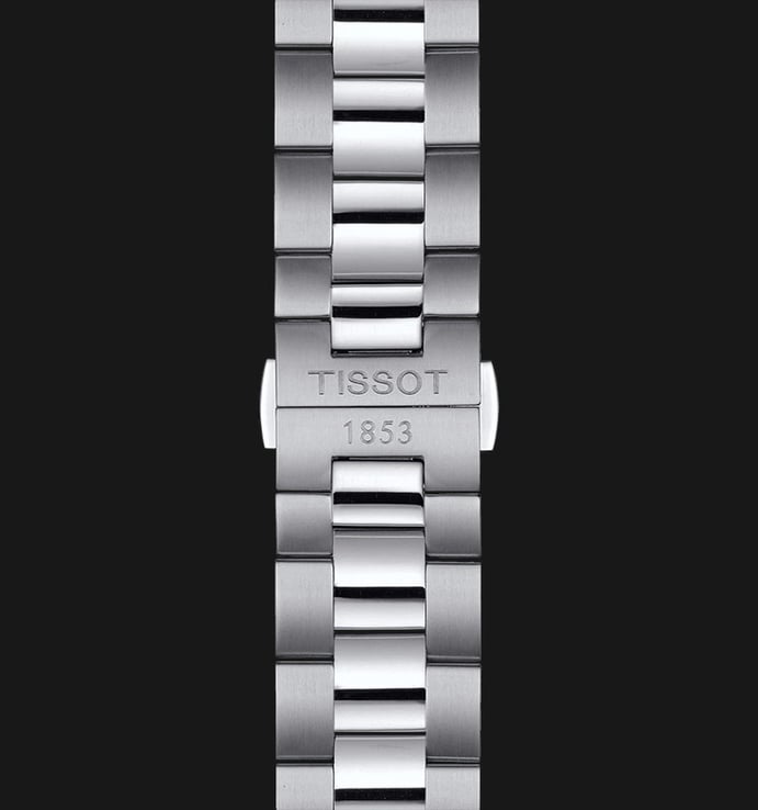 TISSOT T-Classic T127.410.11.031.00 Gentleman Men Silver Dial Stainless Steel Strap