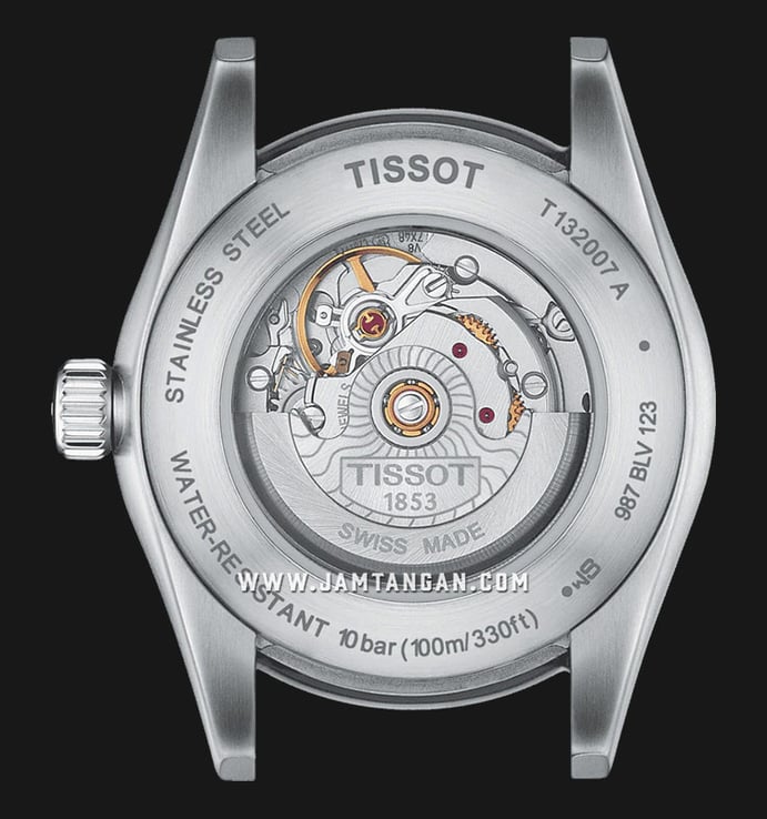 TISSOT T-Classic T132.007.11.116.00 T-My Lady MOP Dial Stainless Steel Strap + Extra Leather Strap