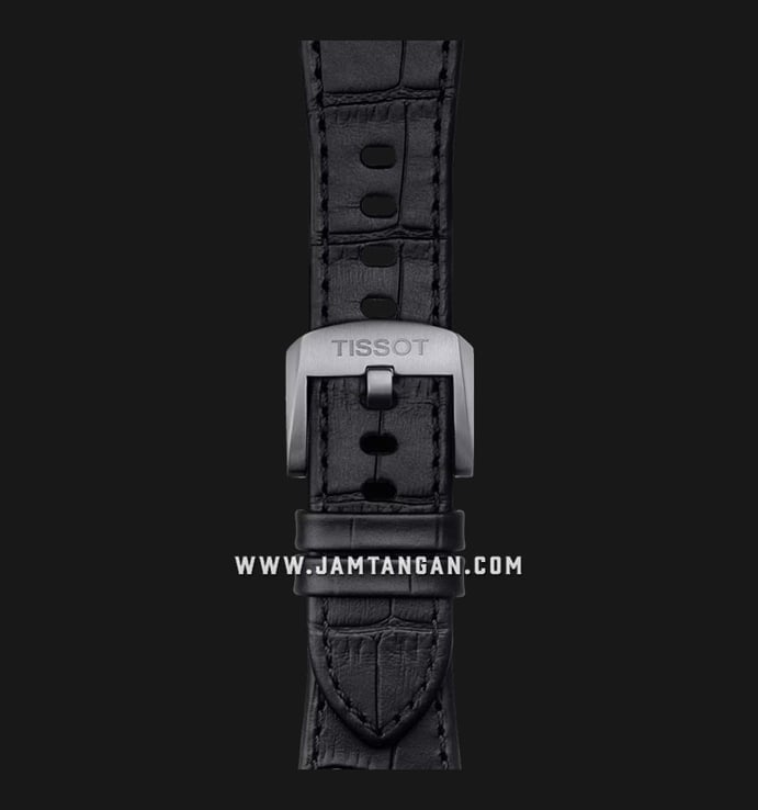 Tissot T-Classic T137.407.16.051.00 PRX Powermatic 80 Black Dial Black Leather Strap