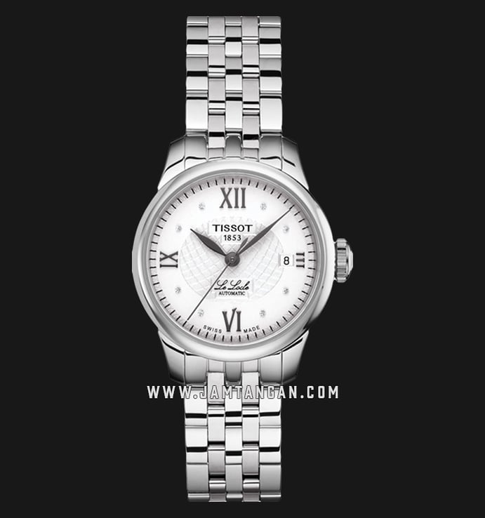 Tissot T-Classic T41.1.183.16 Le Locle Automatic Ladies Silver Dial Stainless Steel Strap