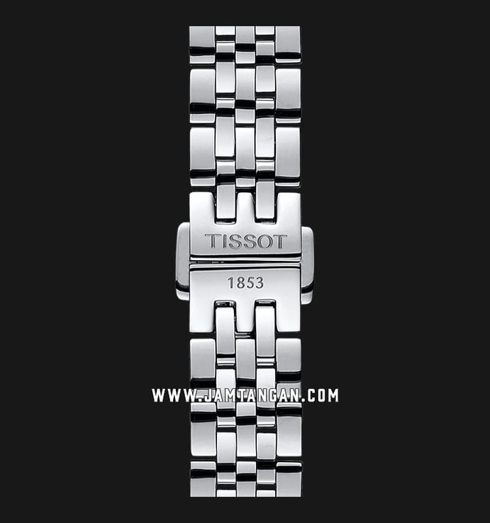 TISSOT T-Classic T41.1.183.35 Le Locle Automatic Double Happiness Lady Grey Dial St. Steel Strap