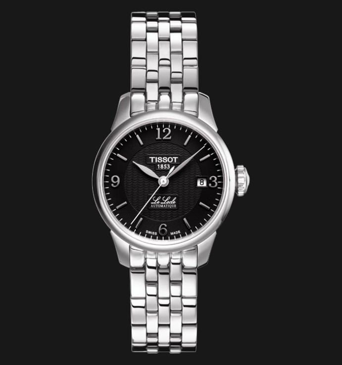 TISSOT Le Locle T41.1.183.54 Automatic Lady Black Dial Stainless Steel Strap