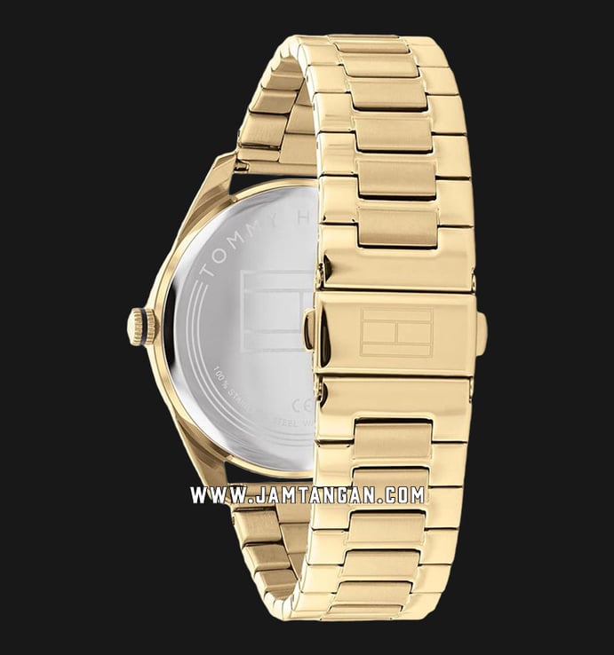 Tommy Hilfiger Griffin 1710457 Gold Dial Gold Stainless Steel Strap
