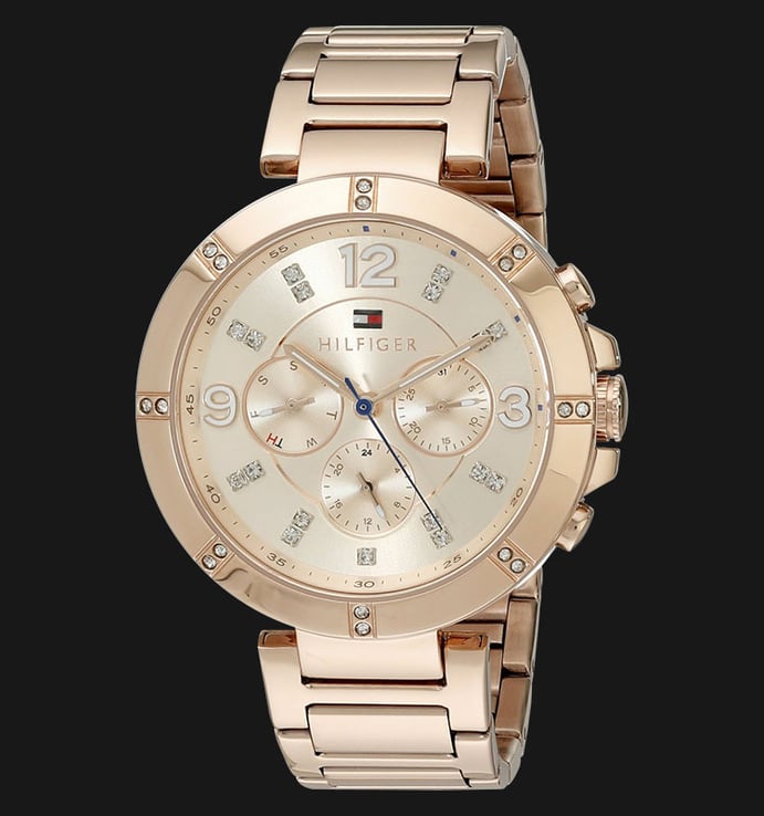 Tommy Hilfiger 1781533 Sport Lux Analog Display Quartz Rose Gold Watch