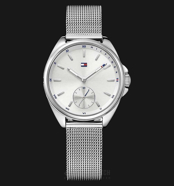 Tommy Hilfiger 1781758 Ladies Silver Dial Stainless Steel