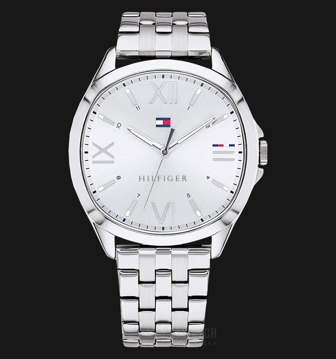 Tommy Hilfiger 1781888 Ladies Silver Dial Stainless Steel Strap
