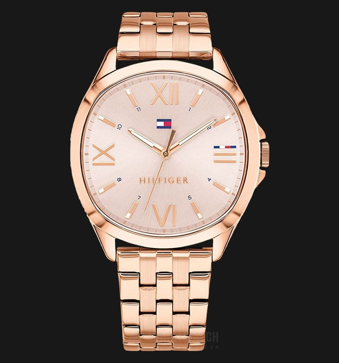 Tommy Hilfiger 1781890 Ladies Rose Gold Dial Rose Gold Stainless Steel