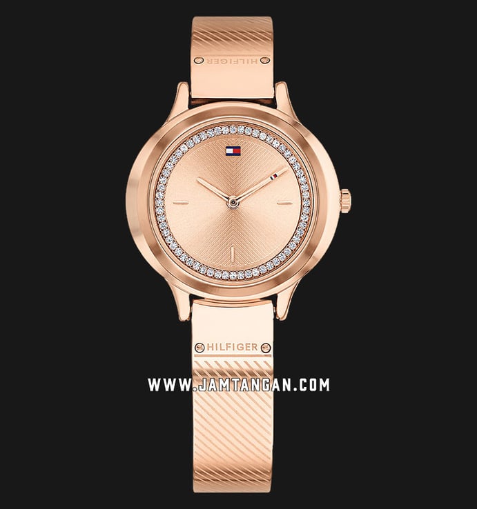 Tommy Hilfiger 1781911 Olivia Ladies Rose Gold Dial Rose Gold Stainless Steel Strap