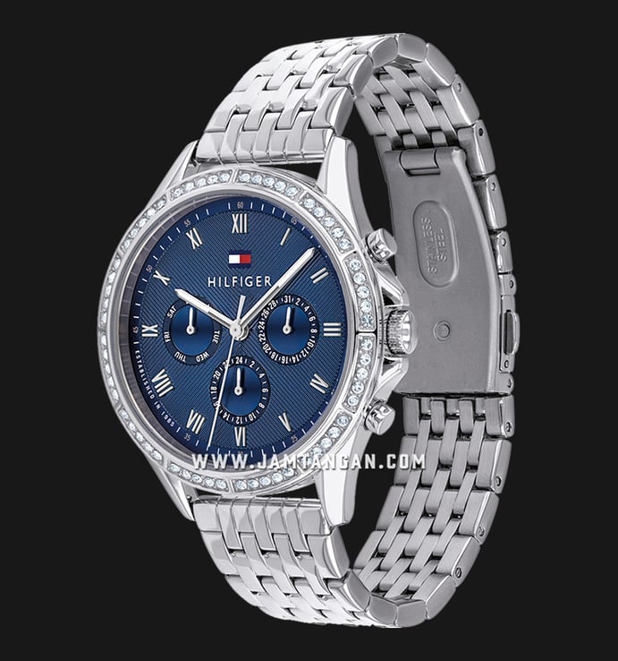 Tommy Hilfiger Ari 1782141 Blue Dial Stainless Steel Strap