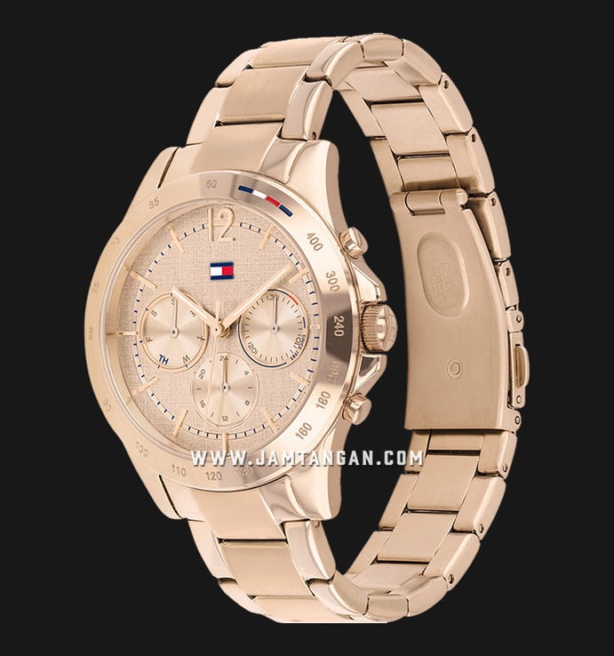 Tommy Hilfiger Haven 1782197 Rose Gold Dial Rose Gold Stainless Steel Strap