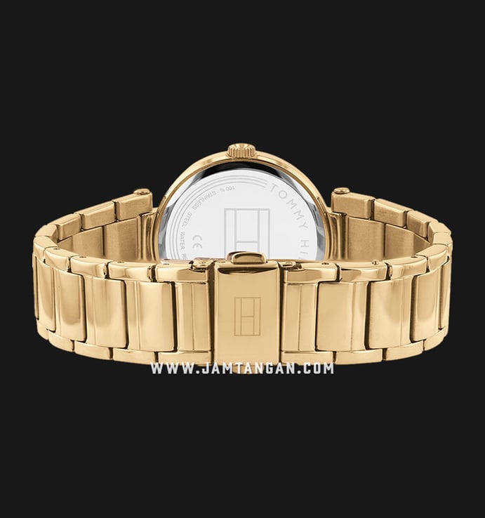 Tommy Hilfiger Lynn 1782235 Champagne Dial Gold Tone Stainless Steel Strap
