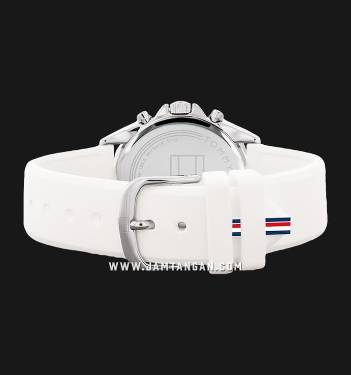 Tommy Hilfiger Kennedy 1782388 White Dial White Silicone Strap