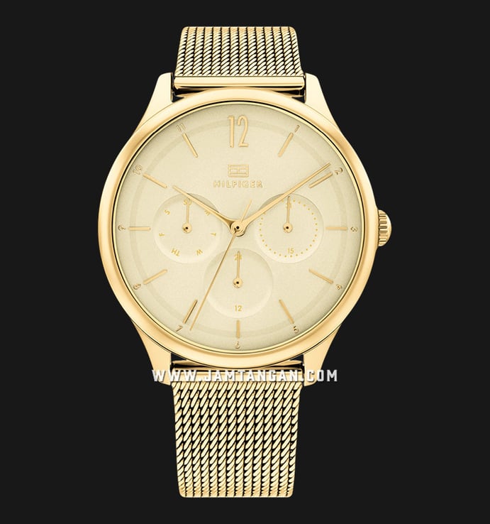 Tommy Hilfiger Layla 1782458 Gold Dial Gold Mesh Strap