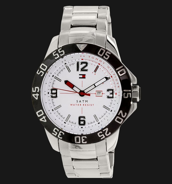 Tommy Hilfiger 1790988 White Dial Stainless Steel
