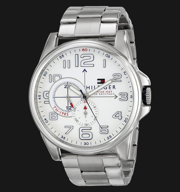Tommy Hilfiger 1791006 White Dial with Stainless Steel Bracelet