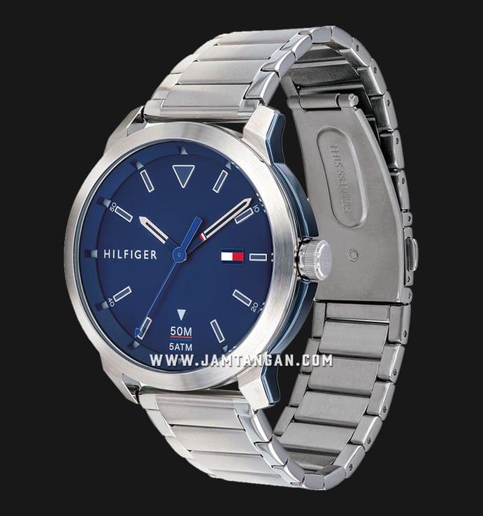 Tommy Hilfiger 1791620 Men Blue Dial Stainless Steel Strap