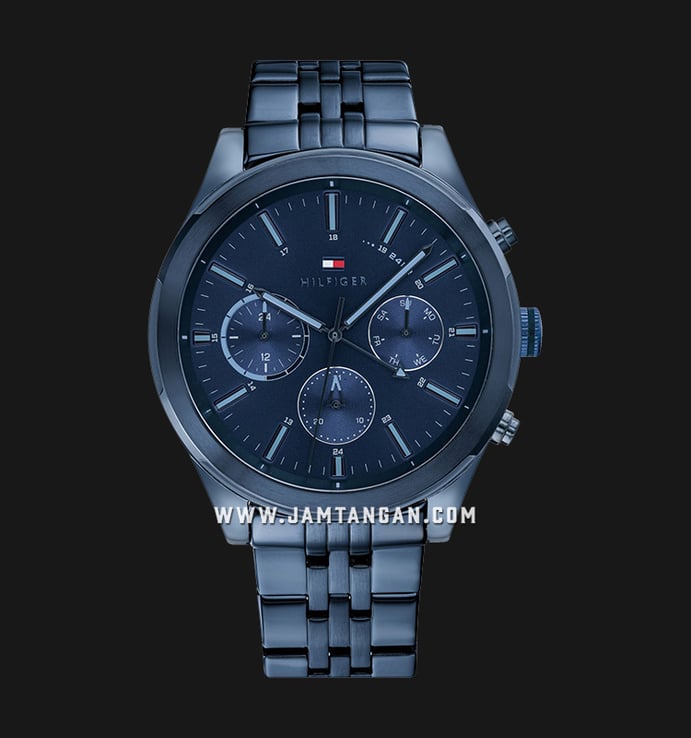 Tommy Hilfiger Ashton 1791739 Blue Dial Blue Stainless Steel Strap