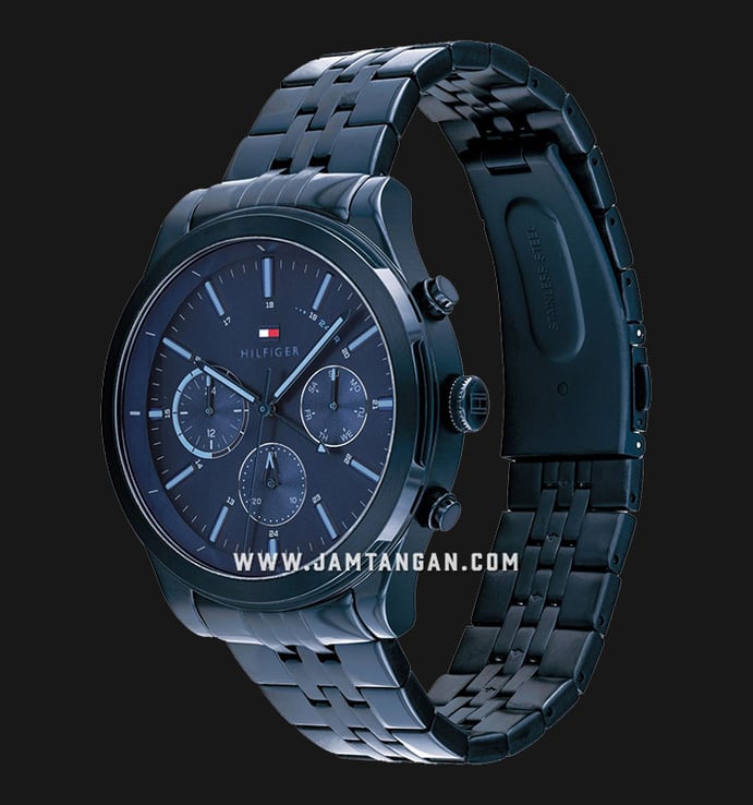 Tommy Hilfiger Ashton 1791739 Blue Dial Blue Stainless Steel Strap