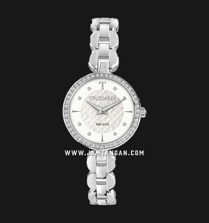 Trussardi T-Chain R2453137501 Milano Silver Dial Stainless Steel Strap