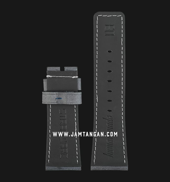 Universal Strap 28mm Grey Leather HM004-28X28
