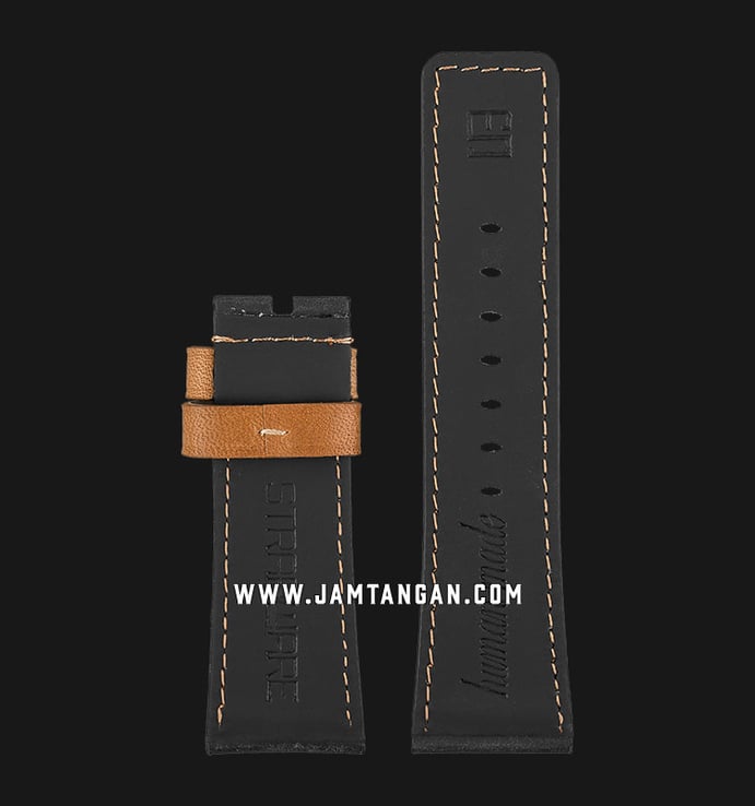 Universal Strap 28mm Black Leather HM009-28X28