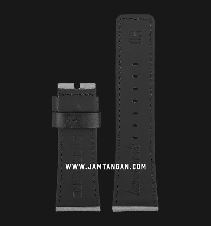 Universal Strap 28mm Grey Leather HM010-28X28