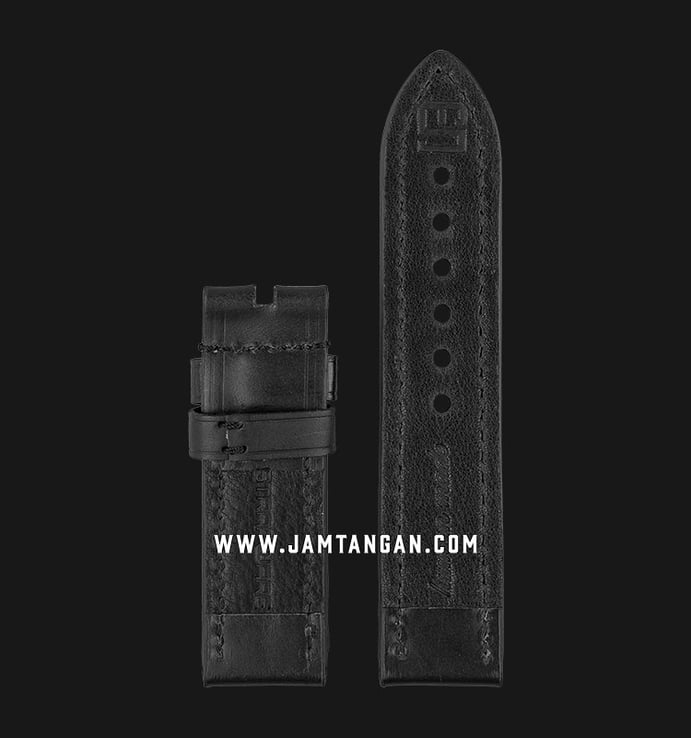 Universal Strap 24mm Black Leather SWB04001-24X24
