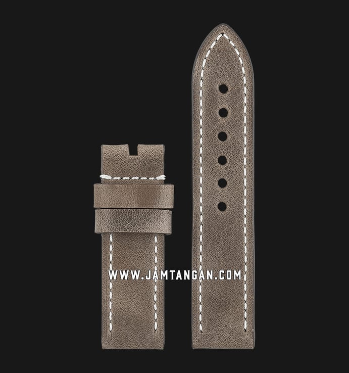 Universal Strap 24mm Grey Leather SWB06005-24X24
