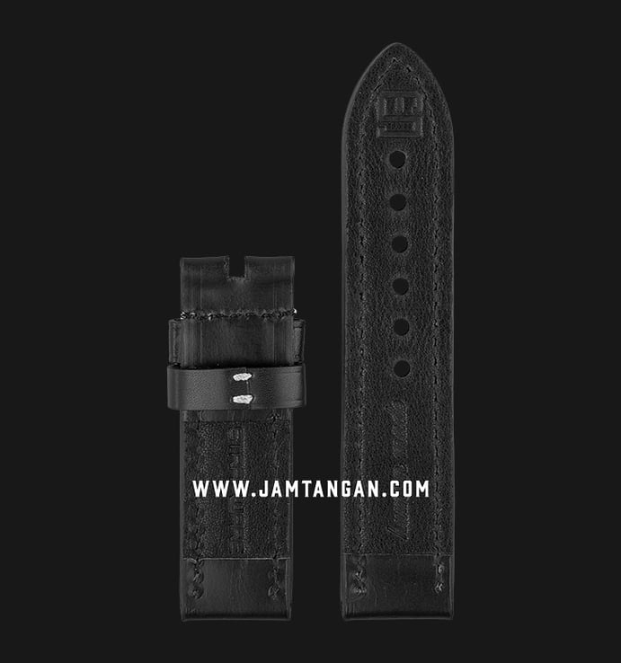 Universal Strap 24mm Black Leather SWB11001-24X24