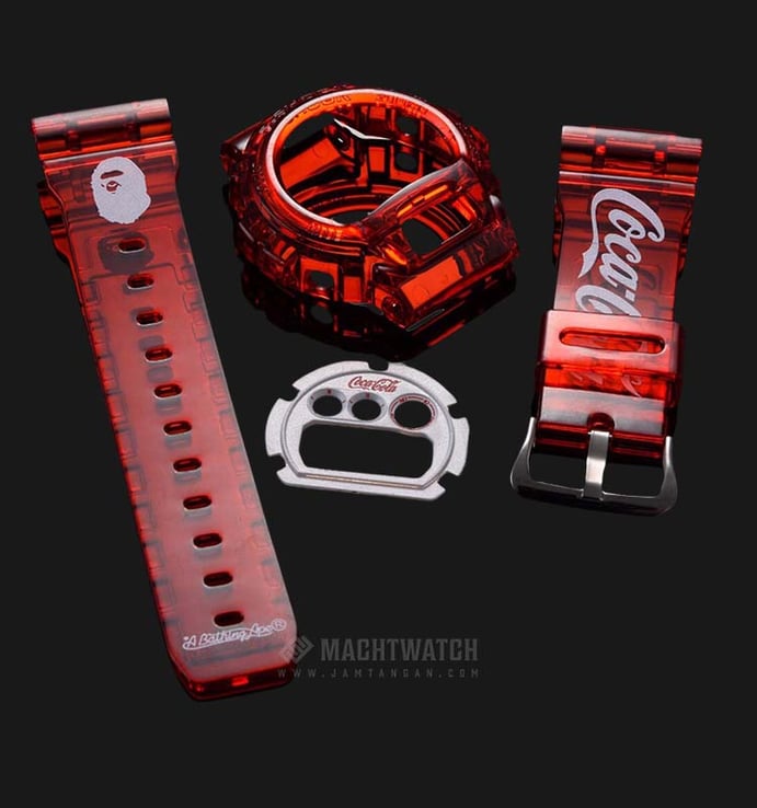 Band and Bezel Casio G-Shock DW-6900 Bape Cola
