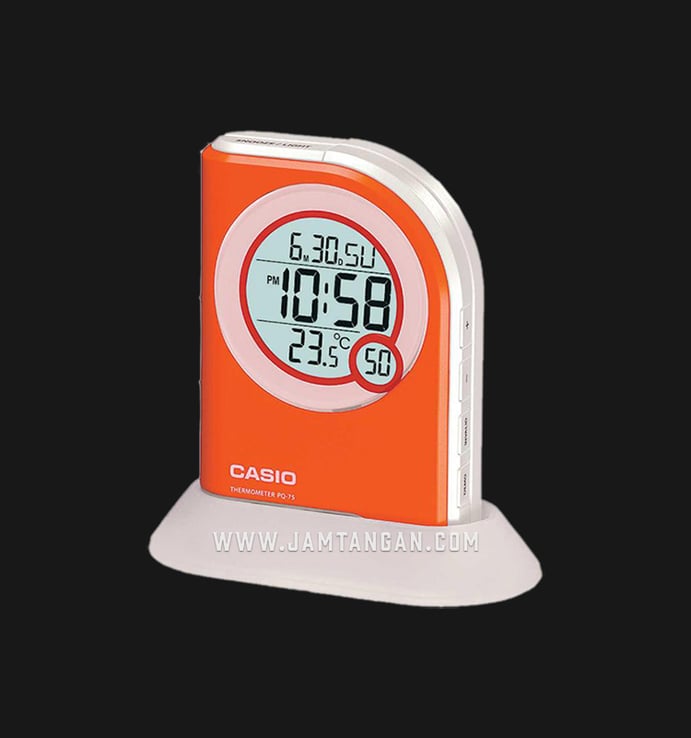 Casio Thermometer PQ-75-4DF Digital Quartz Dual Color