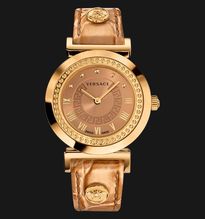 VERSACE P5Q80D999 S999 Vanity Rose Gold Ion Plated